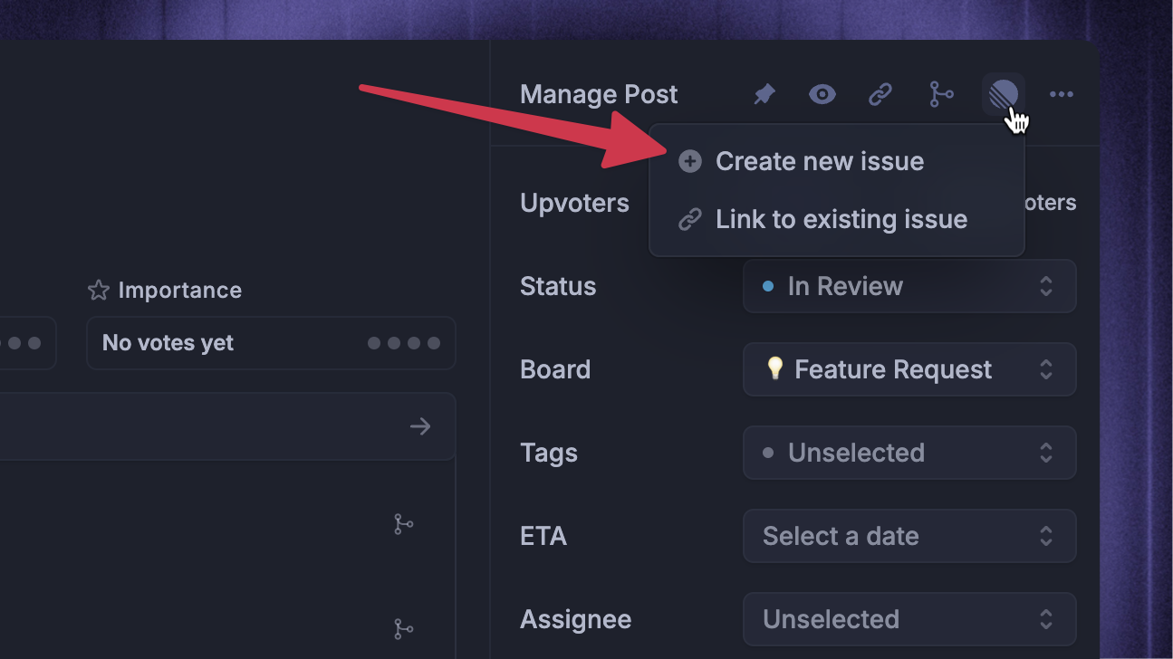 Pushing posts from Featurebase to Linear.