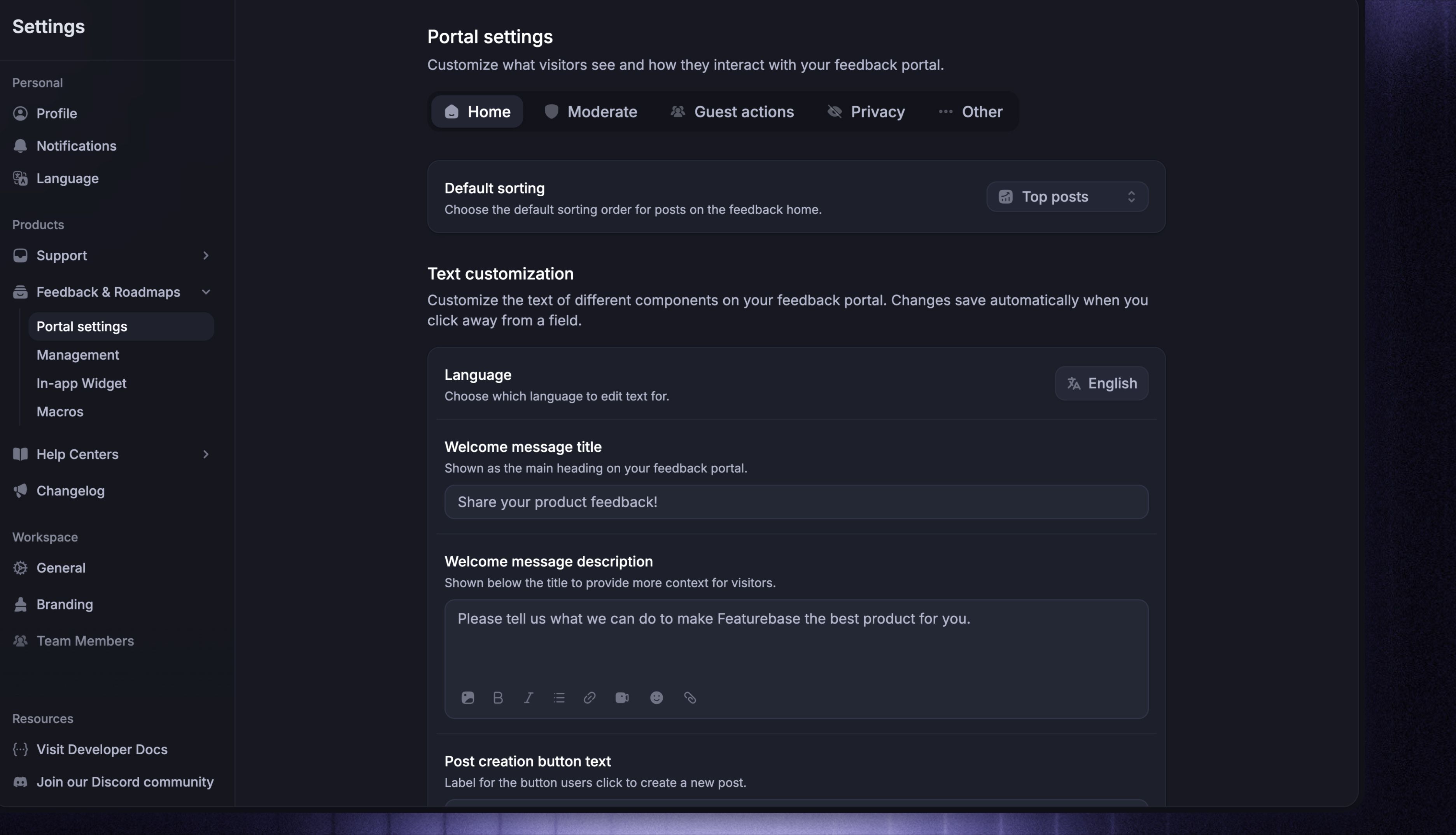 Settings rework illustration.